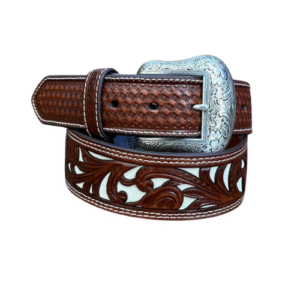 Cinto Masculino Nocona Bordado Vazado