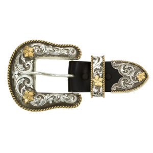 Conjunto De Fivela Importada Montana Preta